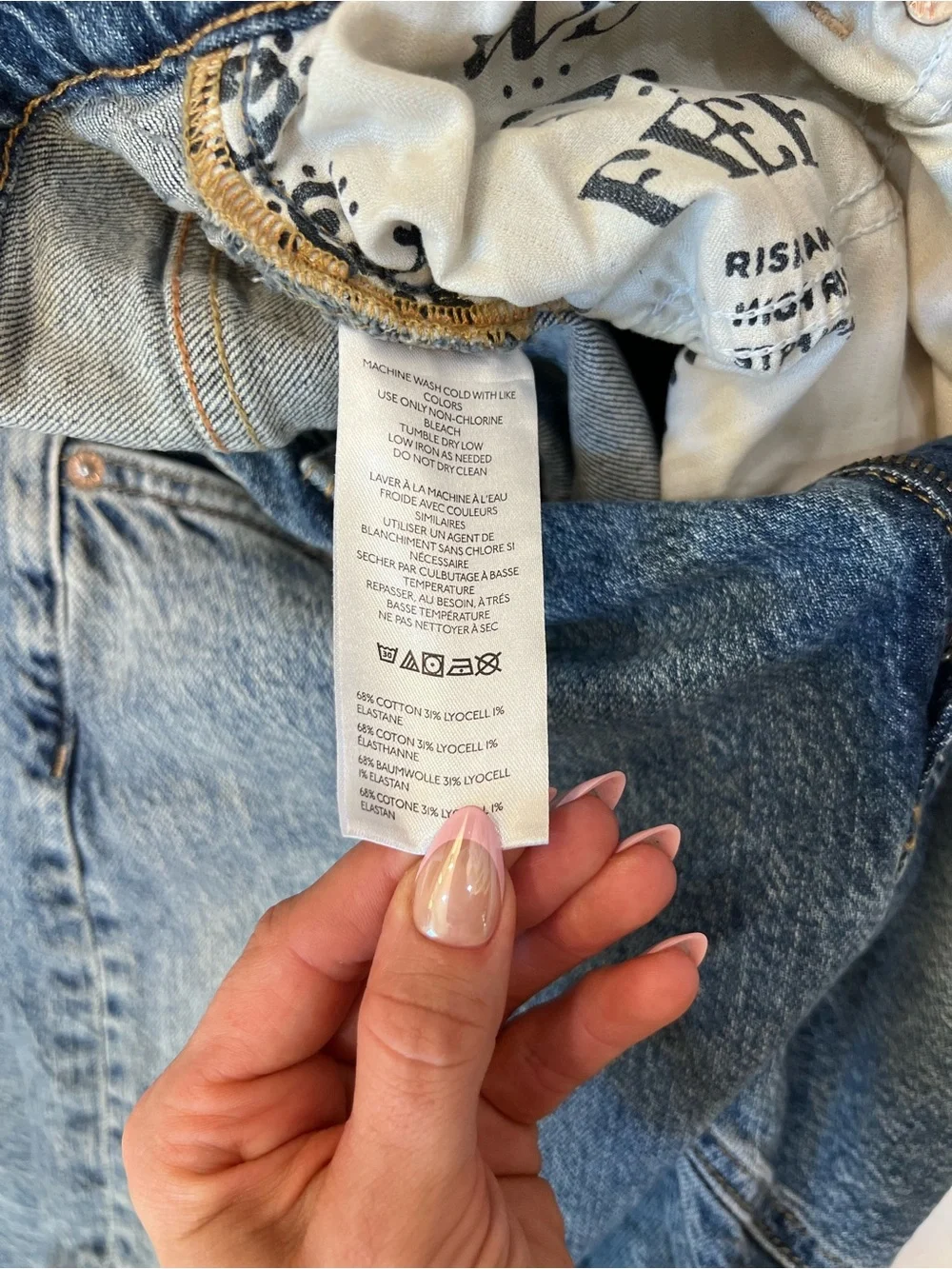 We The Free Risk Taker Raw Hem Straight Jean